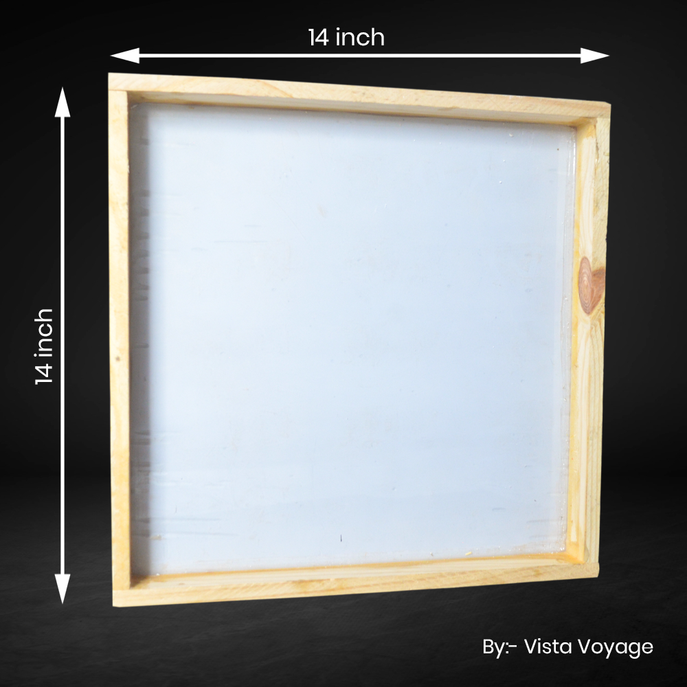 Pinewood Wooden Frame 14*14 Inches