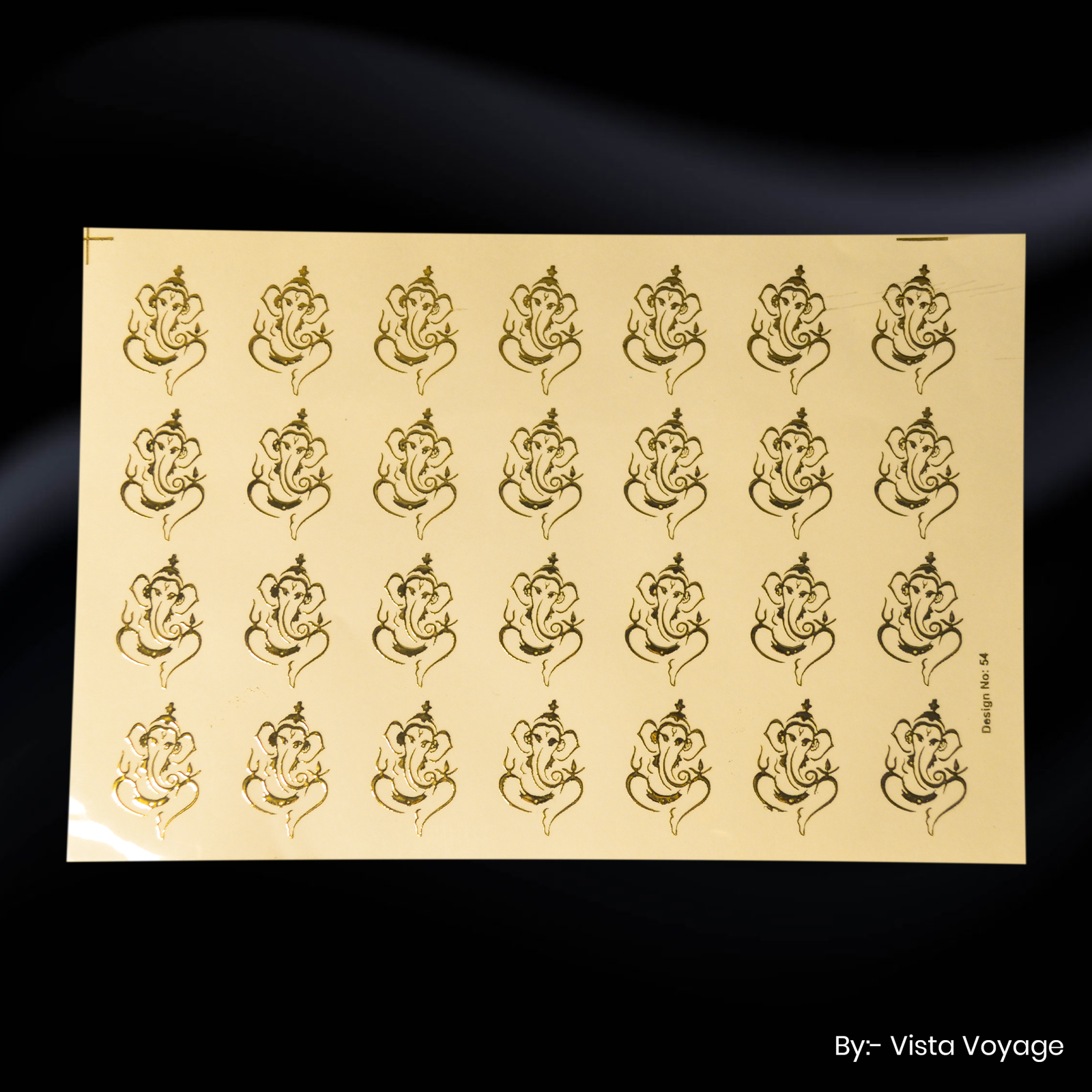 Ganesh Metal Stickers A-5