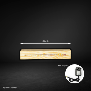 8-Inch LED Display Stand for Resin Art, Crystals, Showpieces & Decor